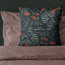 Almofada Dia de as mães mágico de jardim de vindima