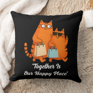 Almofada Dia de Compras Amor de Gato
