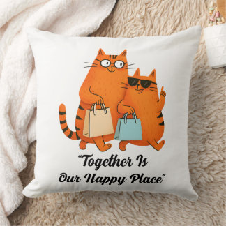 Almofada Dia de Compras Amor de Gato