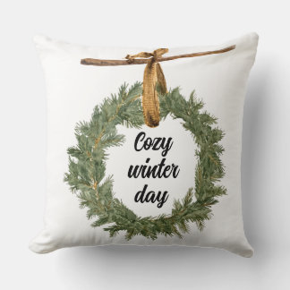 Almofada Dia de inverno Cozy