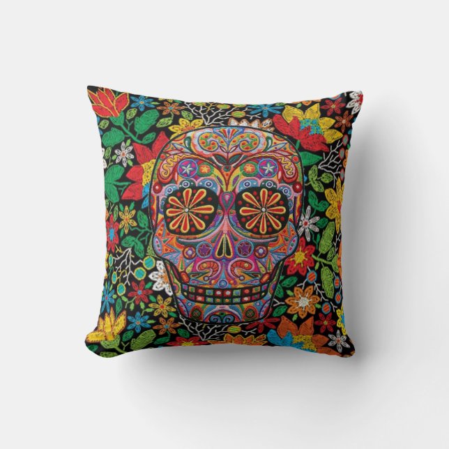 Almofada Dia de Los Muertos (Frente)