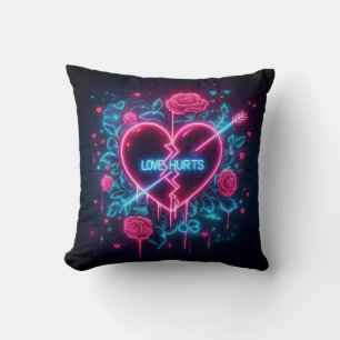 Almofada Dia de os namorados Ama Machuca Neon Heart