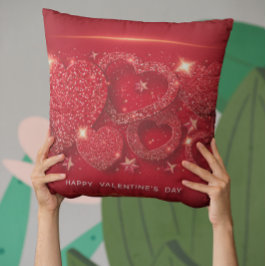 Almofada Dia de os namorados Espumante Dourado Estrelas Ver