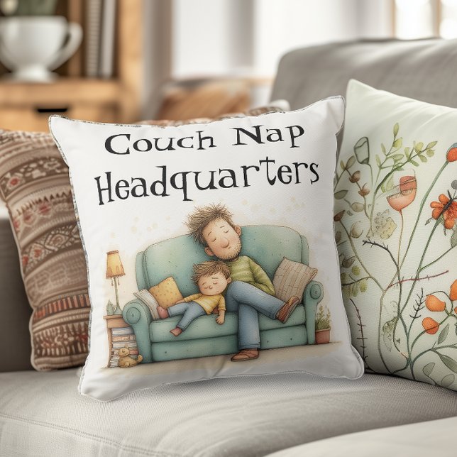 Almofada Dia de os pais do Quartel-General do Couch Nap (Criador carregado)