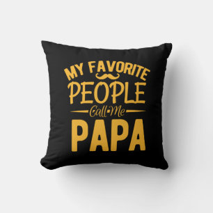 Almofada dia de os pais Meu Pessoas Favorito Me Chame Papai