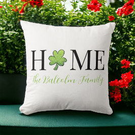 Almofada Dia de São Patrício Home Bolinhas Shamrock Persona