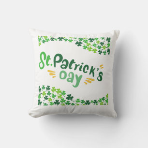Almofada Dia de São Patrício,Trevo,Irlandês 