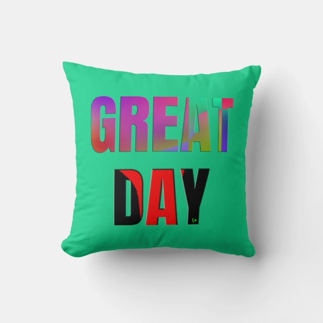 Almofada Dia do excelente. (Frente)