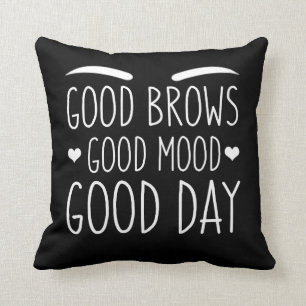Almofada Dia do humor das testas de Microblading da