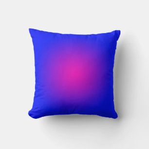 Almofada Dia Grande do Azul e Magenta