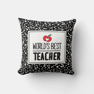 Almofada Dia Mundial de Professores de Melhor Apreciação 