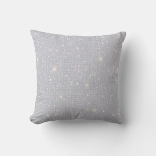 Almofada Diamante Branca de Espumantes de Textura Luminosa
