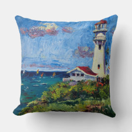 Almofada Diamond Head Lighthouse Hawaii pillow