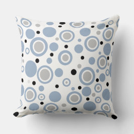 Almofada Diapositivos Geométricos Azuis