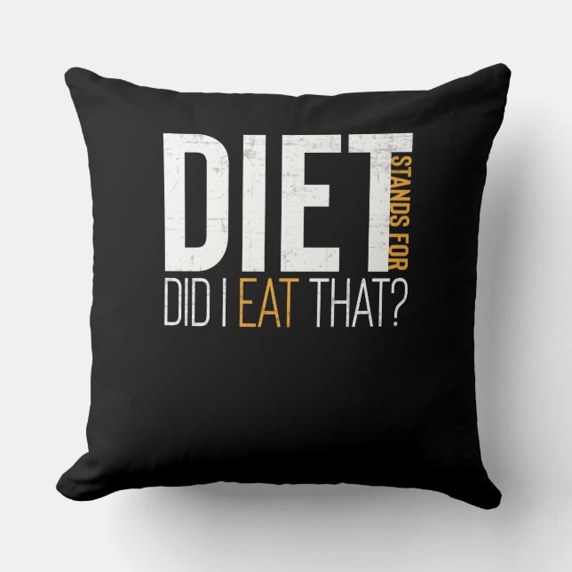 Almofada Diet Eu Comi Aquela Piada Engraçada De Malhação (Frente)