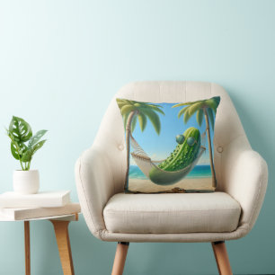 Almofada Dill Pickle em um Hammock