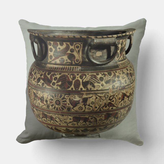 Almofada Dinos Orientalizing gregos do leste, cabra (Frente)