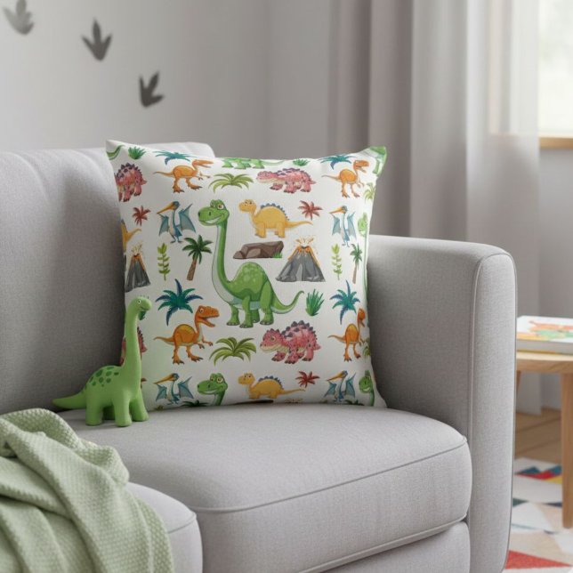 Almofada Dinosaur cushion kids dinosaur pillow (Criador carregado)