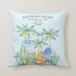 Almofada Dinossauro Bonito Bebê Boas - Travesseiro