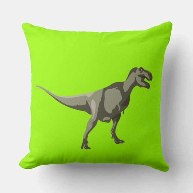 Almofada Dinossauro de T-rex, design de Dino (Frente)