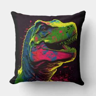 Almofada Dinossauro T Rex, selva pré-histórica