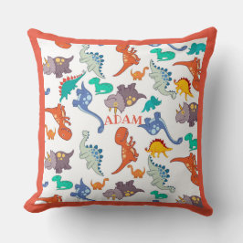 Almofada Dinossauros Lindos Carrinho