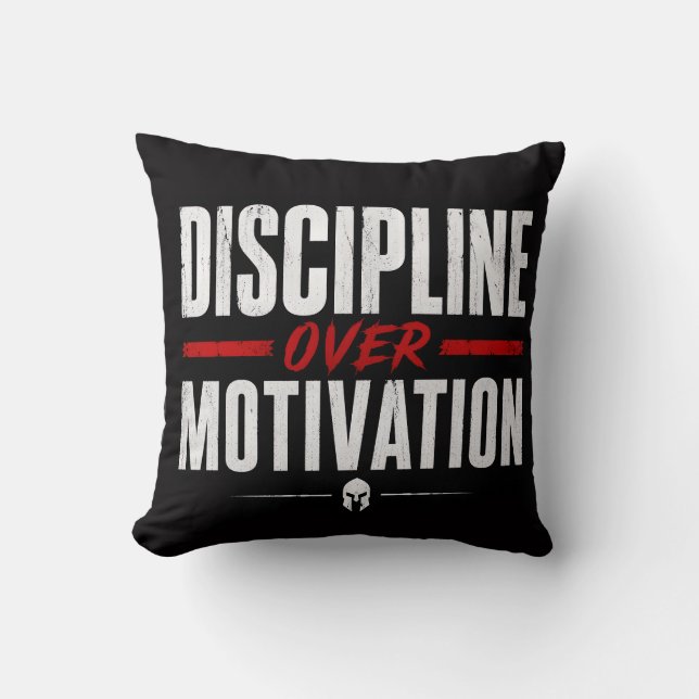Almofada Disciplina sobre motivação (Frente)