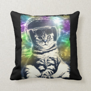 Almofada Disco Cat Lover Colorida Party Kitten