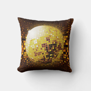Almofada Disco do Partido: Luzes brilhantes Vintage.