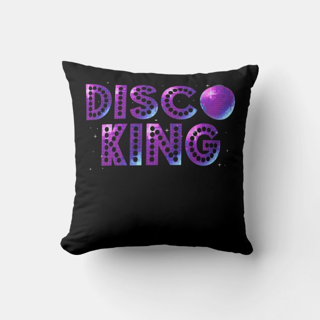 Almofada Disco King Dancing 70s 80s 90s Music Love (Frente)