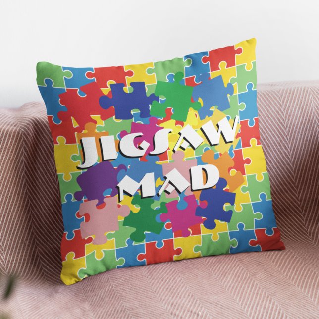 Almofada Dissecólogo Jigsee Quebra-cabeça Lover juntou (Jigsaw Mad cushion)