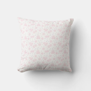 Almofada Díssias e pontos - Pink Pastel, Amarelo e Roxo