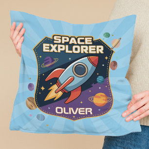 Almofada Distintivo de Explorador Espacial Fofo