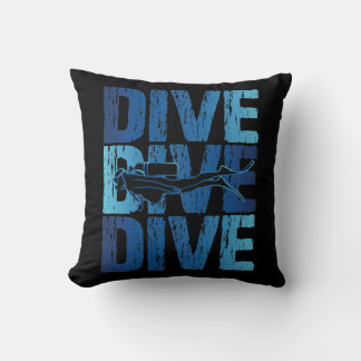 Almofada Dive-Dive - Mergulhador Submarino Scuba