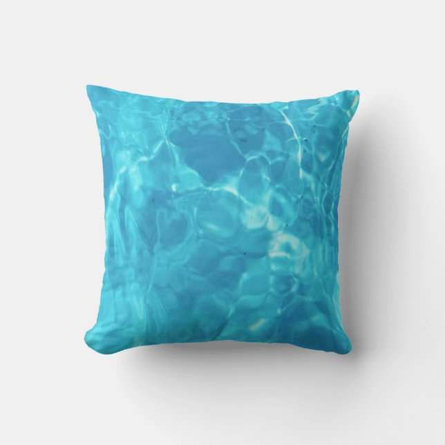 Almofada Diversão de água piscina | Azul | (Frente)