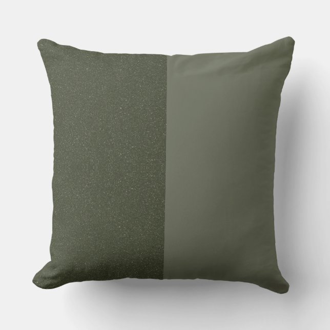 Almofada Dividir Travesseiro decorativo Verde Moss (Frente)