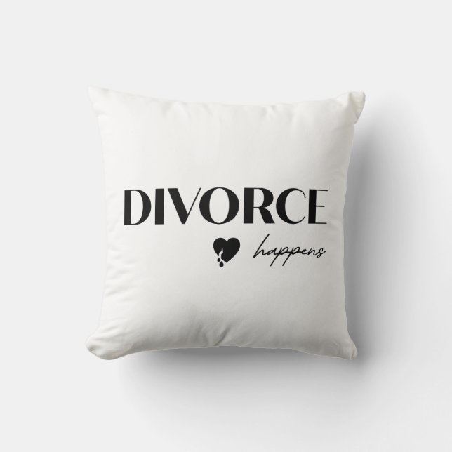 Almofada Divorce Happens (Frente)