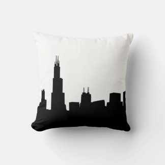 Almofada DIY BG Silhueta do Horizonte de Chicago