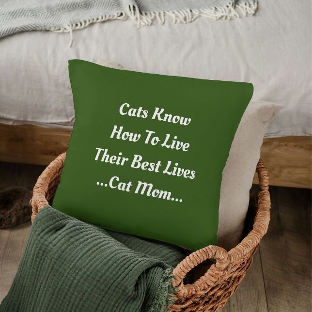 Almofada DIY Gata Mãe Amantes de Animais de Estimação Citaç (Criador carregado)