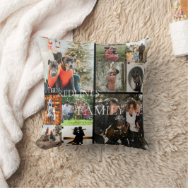 Almofada DIY YOUR | FAMILY Two Sided Family 10 Pictures Thr