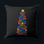 Almofada DNA Helix Christmas Tree Life Science Biology<br><div class="desc">DNA Helix Christmas Tree Life Science Biology</div>