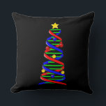 Almofada DNA Helix Christmas Tree Life Science Biology<br><div class="desc">DNA Helix Christmas Tree Life Science Biology</div>