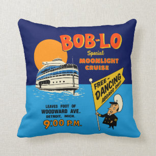 Almofada Do cruzeiro especial do luar de Bob-Lo design