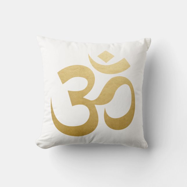 Almofada Do falso HIndu da ioga do símbolo da meditação do (Frente)