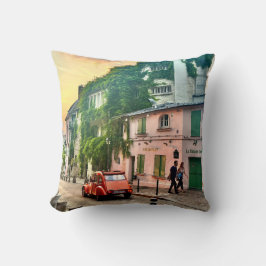 Almofada do pôr do sol de Paris