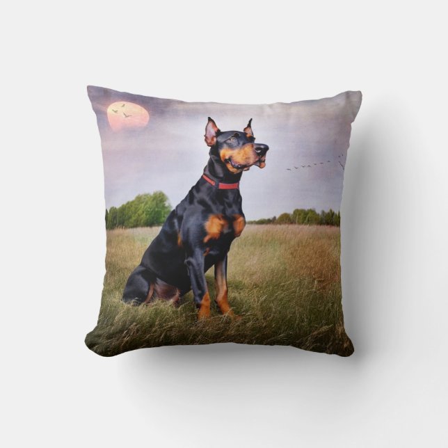 Almofada Doberman Pinscher (Frente)