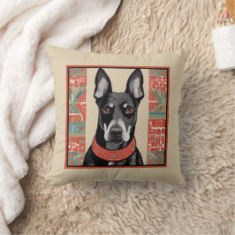 Almofada Doberman Pinscher Cute Sofa