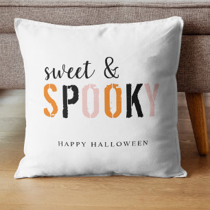 Almofada Doce Colorido E Spooky   Feliz Dia das Bruxas