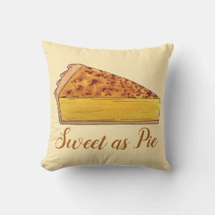 Almofada Doce como Pie Virginia Chess Southern Dessert