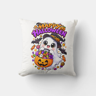 Almofada Doce Fantasma de Halloween Abóbora Doce